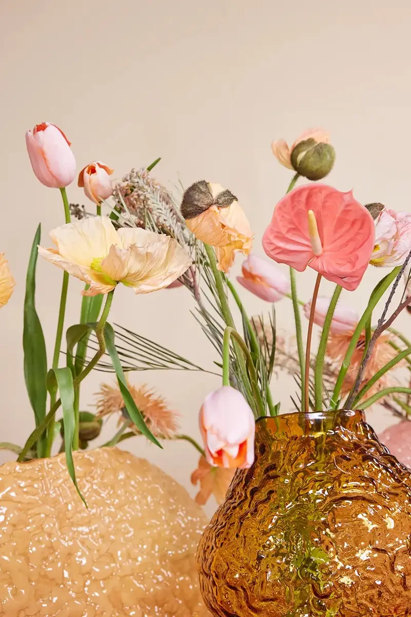 vaso decorativo Corallo M Giallo miniatura 3