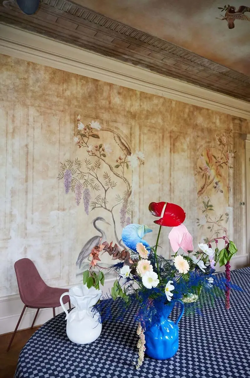 vaso decorativo Crumple Blu miniatura 4