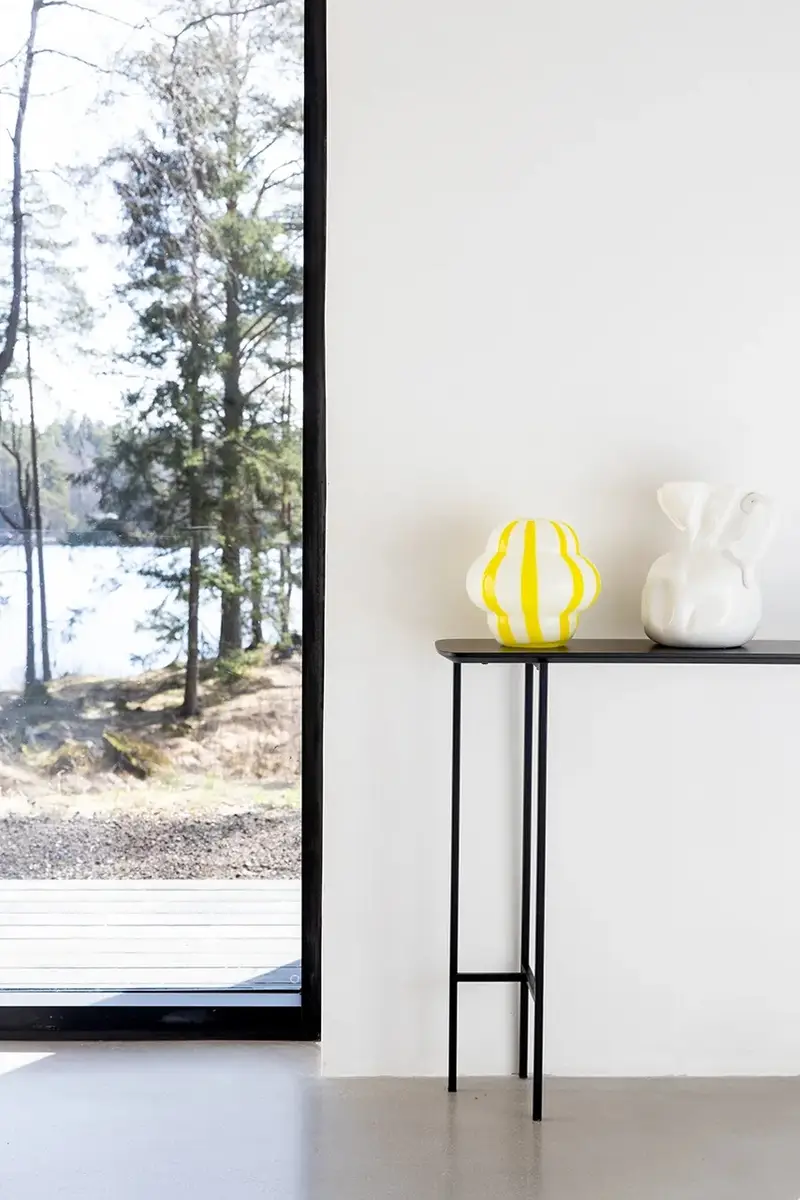 vaso decorativo Crumple White Bianco miniatura 3