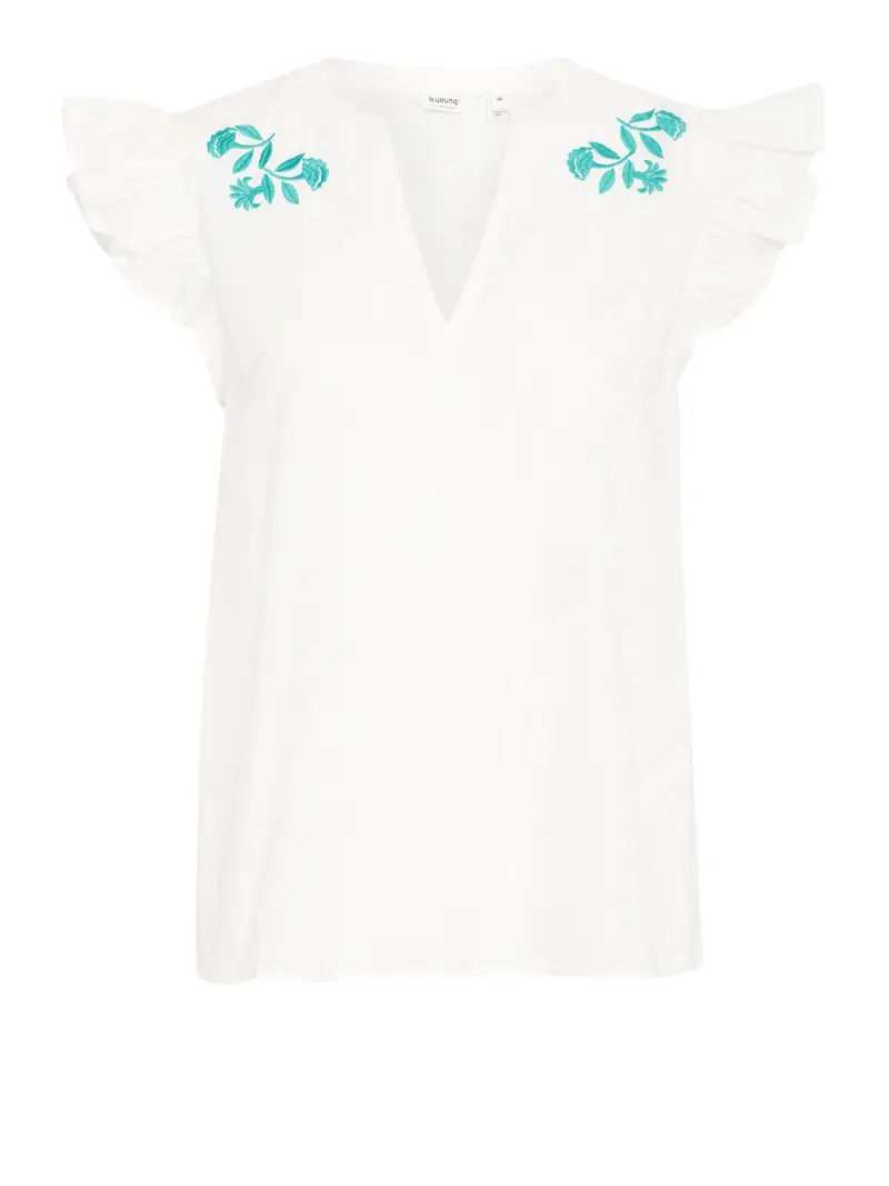blusa b.young da donna - bianco