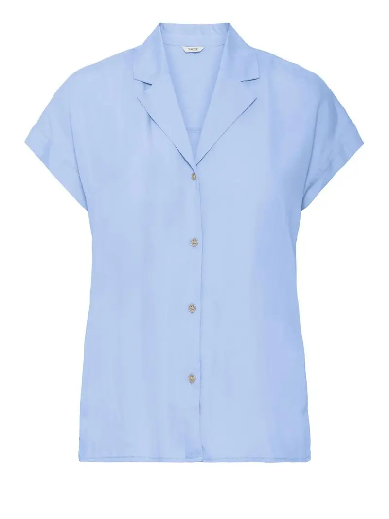 camicia casual b.young da donna - celeste