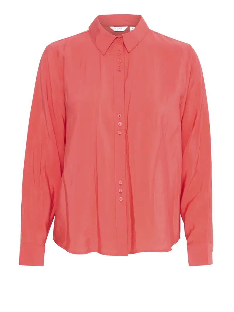 camicia casual b.young da donna - rosso
