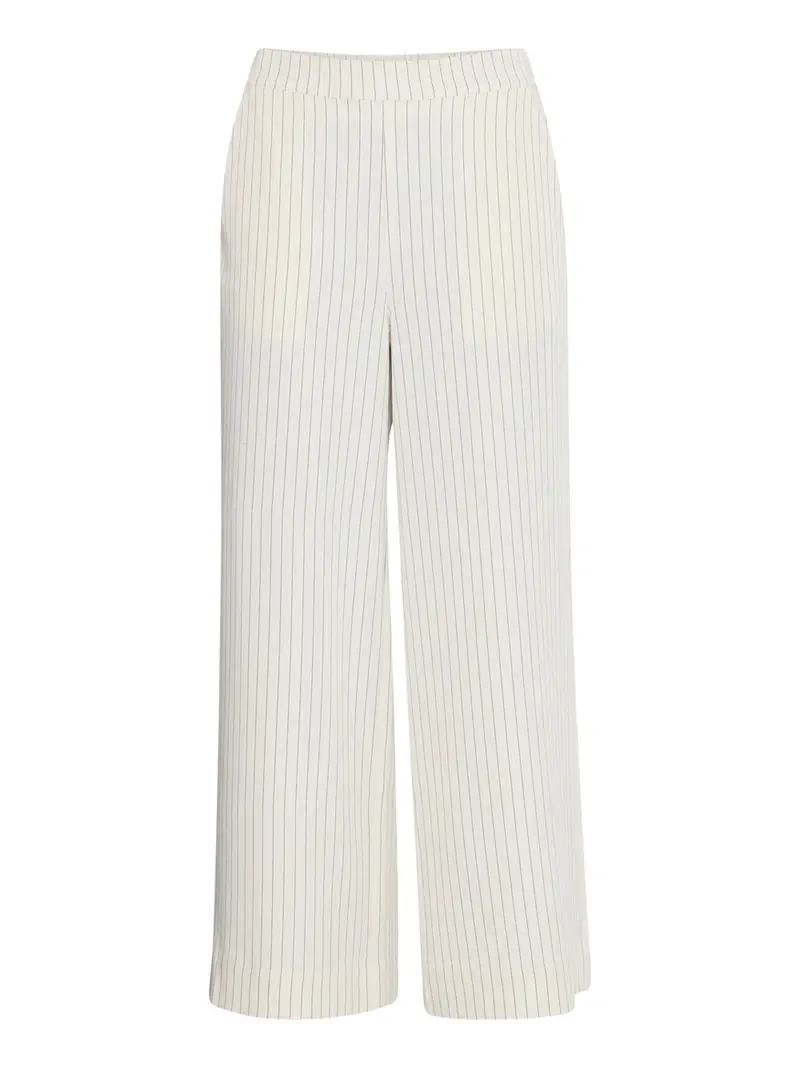 pantalone palazzo b.young da donna - avorio