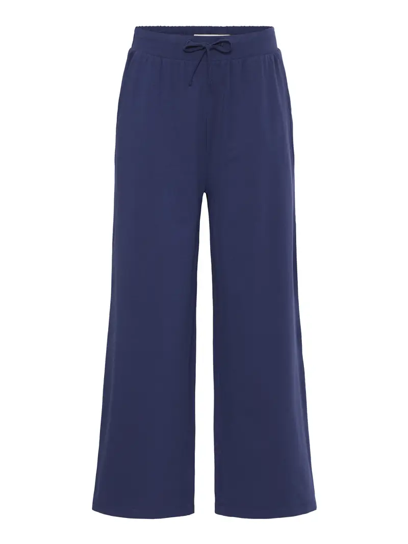 pantalone palazzo b.young da donna - blu