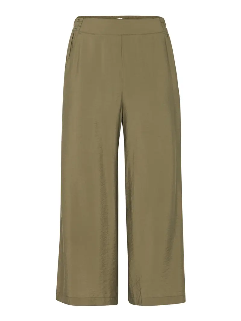 pantalone palazzo b.young da donna - verde