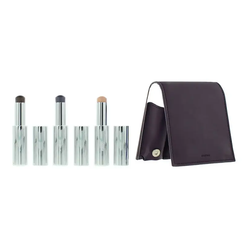Set Prugna Byredo Ombretto Vienna 3,5 g + Ombretto Dravite 3,5 g + Ombretto 580 Ultramagnetic 3,5 g + pochette in pelle