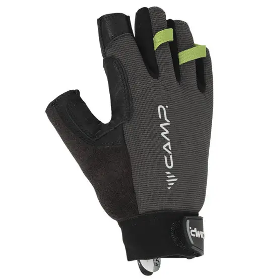 Axion Light Fingerless - guanti via ferrata Grey