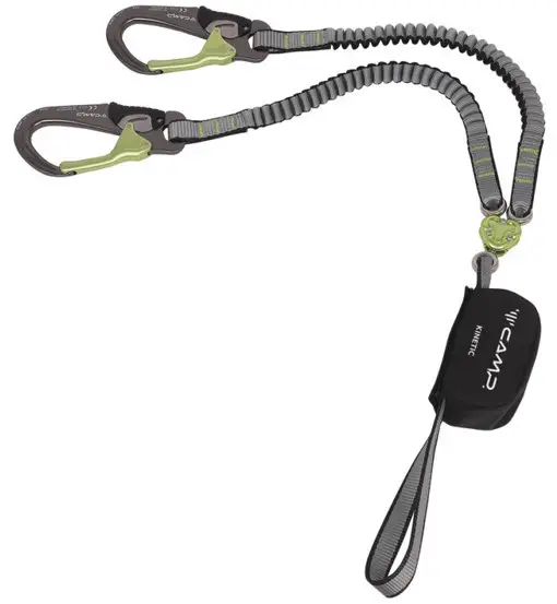 . Kinetic Gyro Rewind Pro - set via ferrata Grey