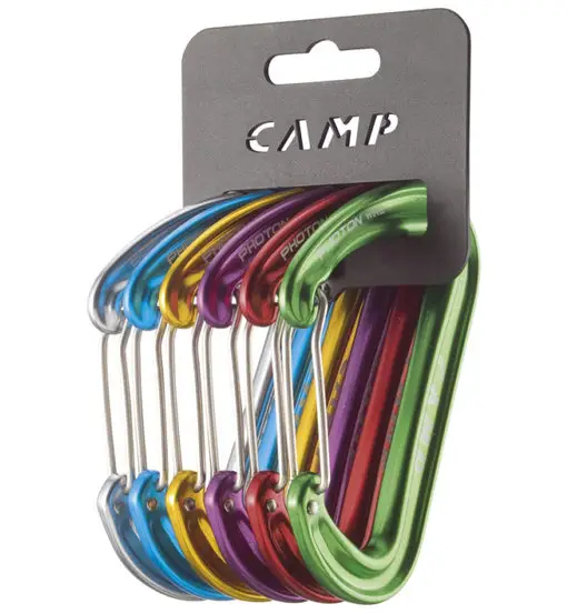 Rack Pack Photon Wire - set moschettoni Multicolor