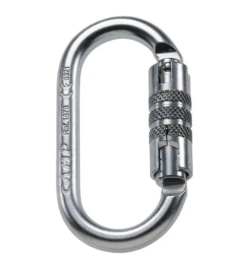 Steel Oval 2Lock - moschettone Metal
