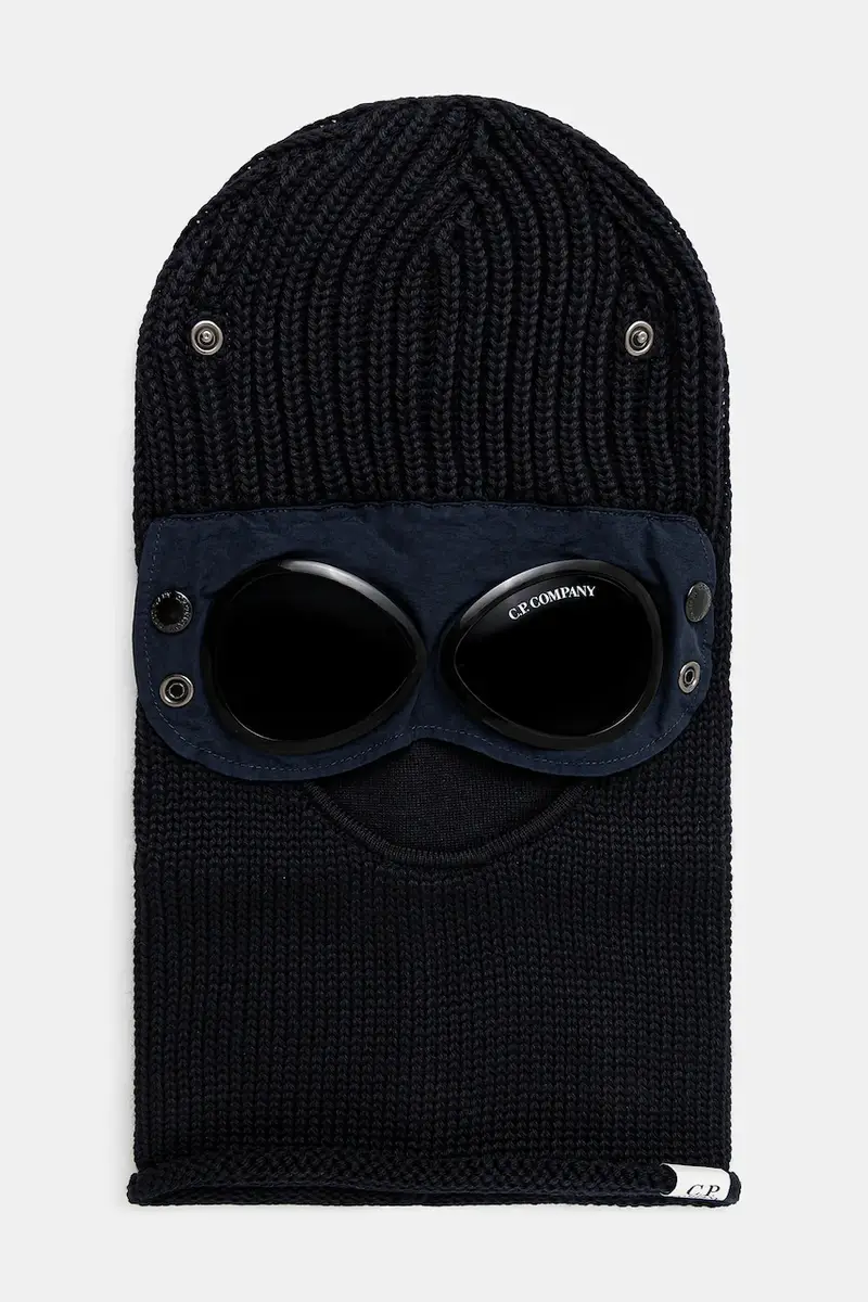 balaclava in lana colore blu navy RFCMAC740A005509A