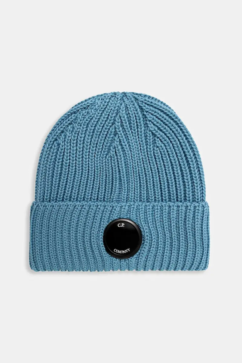 berretto in lana colore blu 19CMAC739A005509A