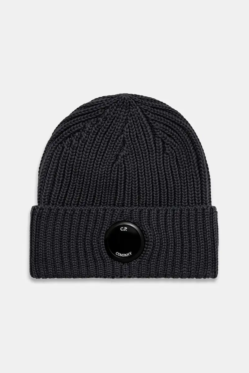 berretto in lana colore grigio 19CMAC739A005509A