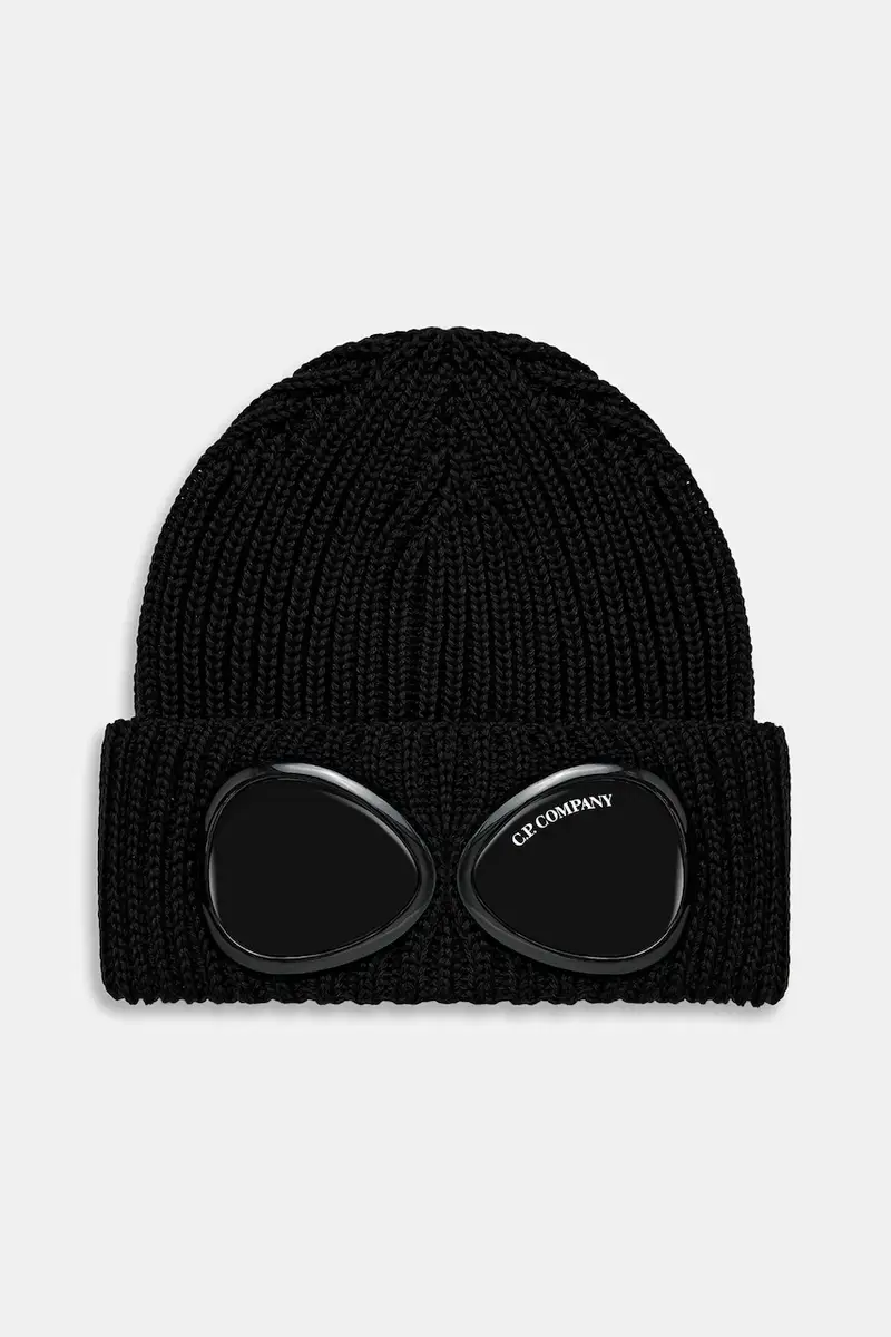 berretto in lana colore nero RFCMAC742A005509A