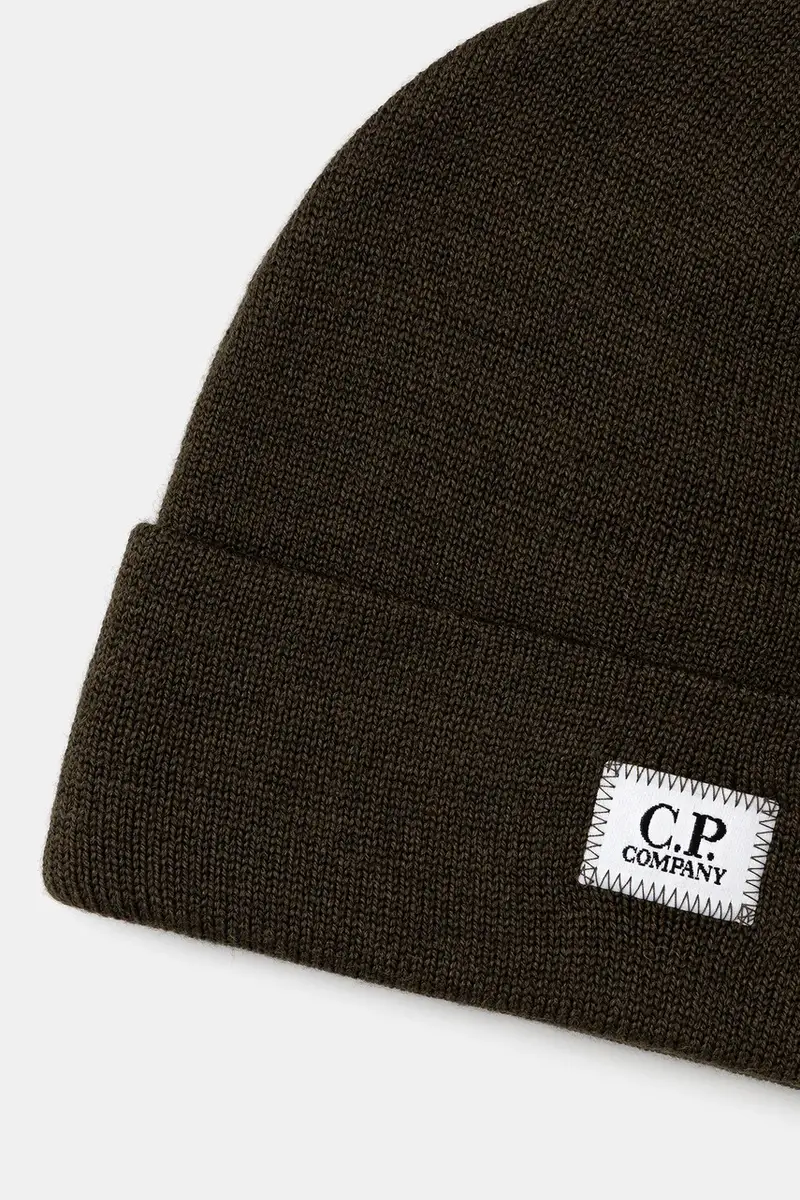 berretto in lana colore verde 19CMAC305A005509A miniatura 3