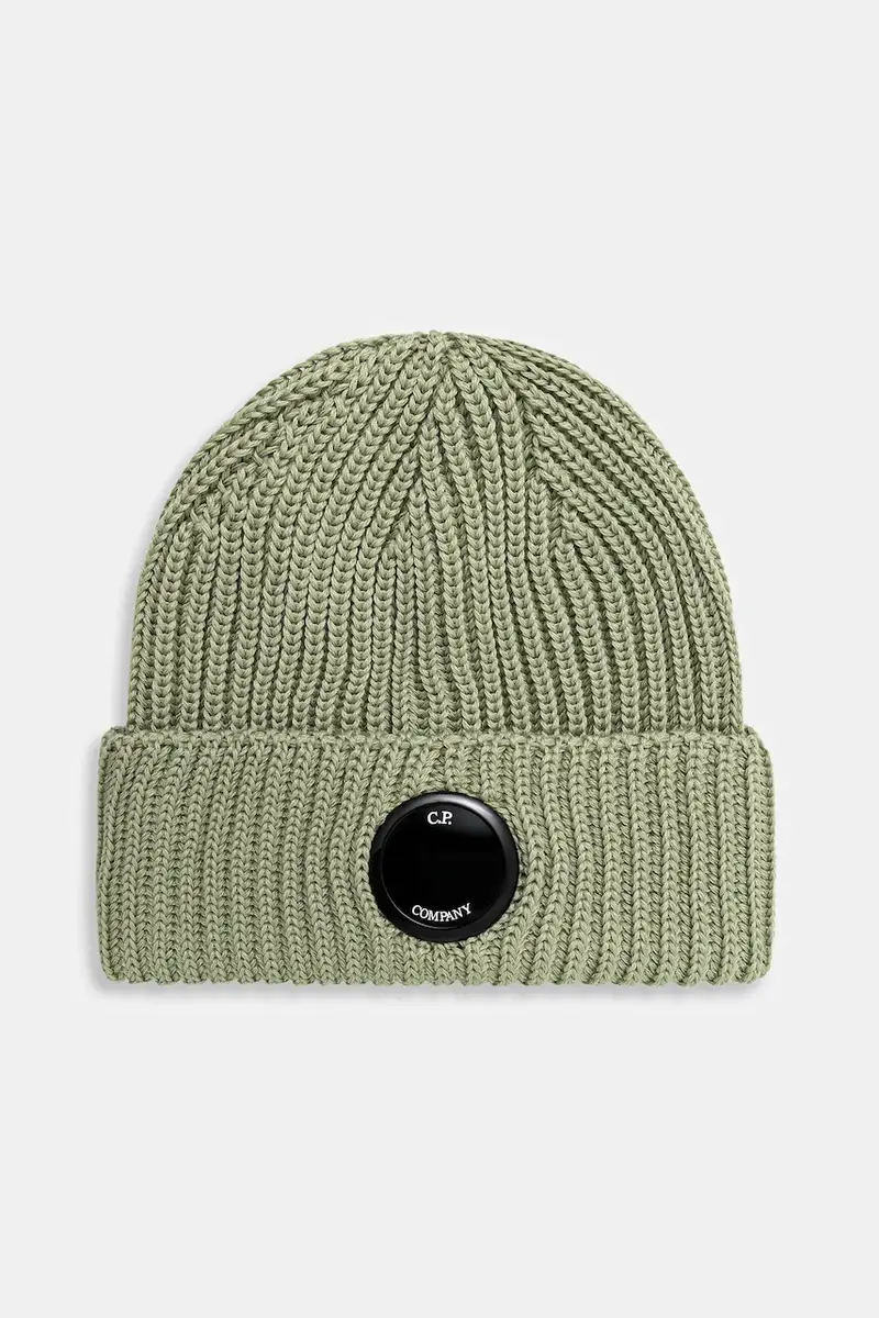 berretto in lana colore verde 19CMAC739A005509A