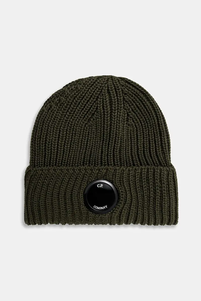 berretto in lana colore verde RFCMAC739A005509A