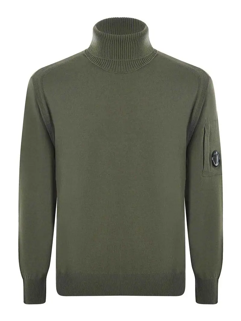 Dolcevita in misto lana Verde