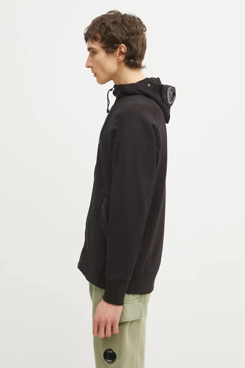 felpa in cotone Nero miniatura 2