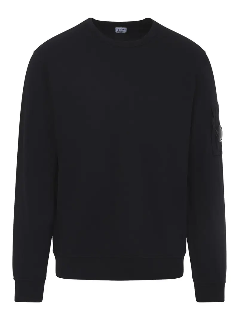 Felpa in pile leggero Cp Company Nero