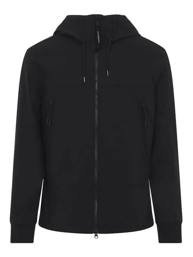 Giacca con maschera Shell-R della Cp Company Nero