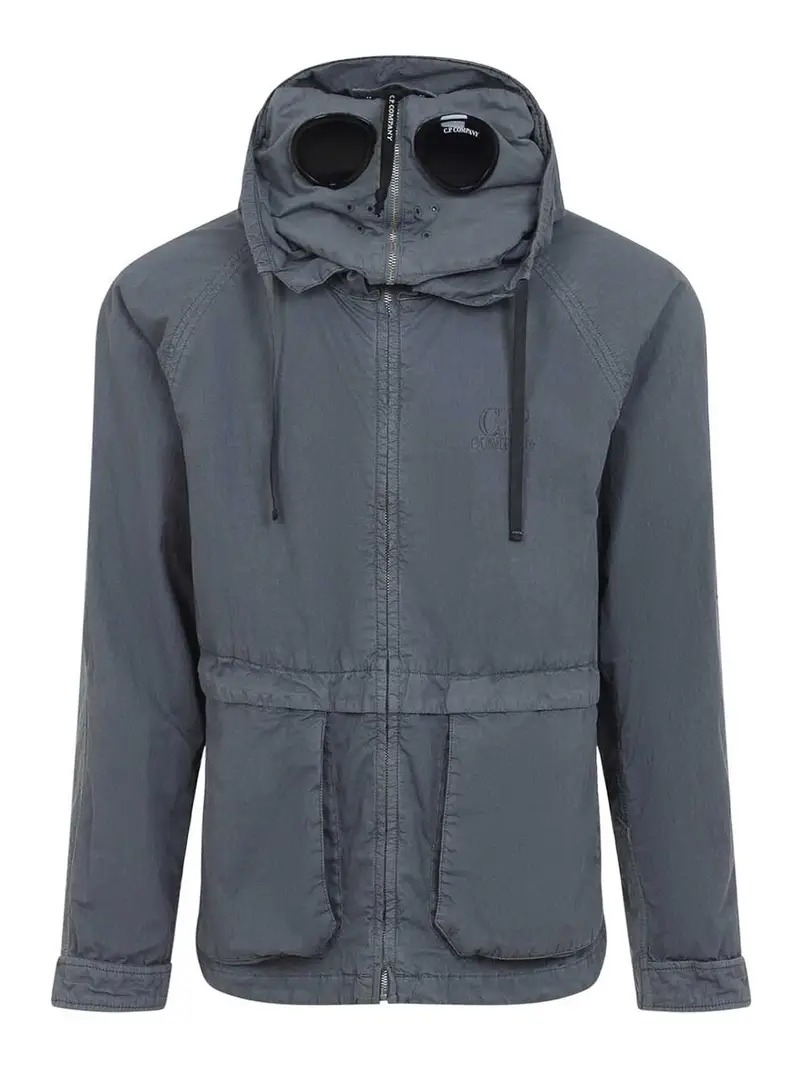 Giacca Cp Company Wax Explorer Argento