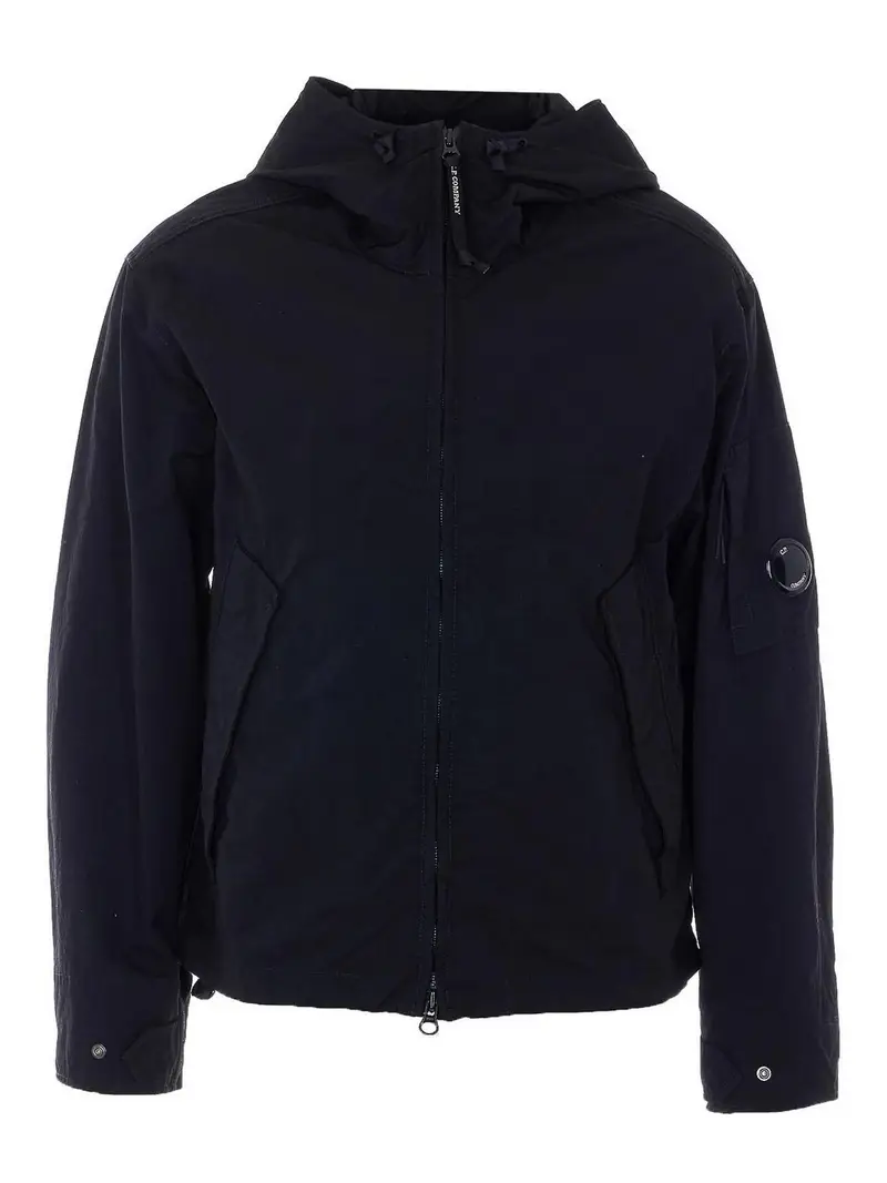 Giacca Nera Con Chiusura Zip Nero