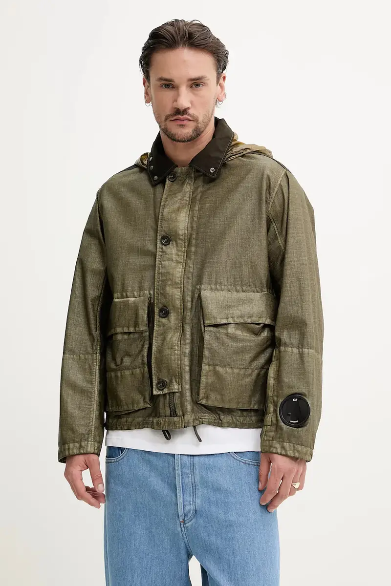 giacca uomo colore verde 18CMOW224A110318G