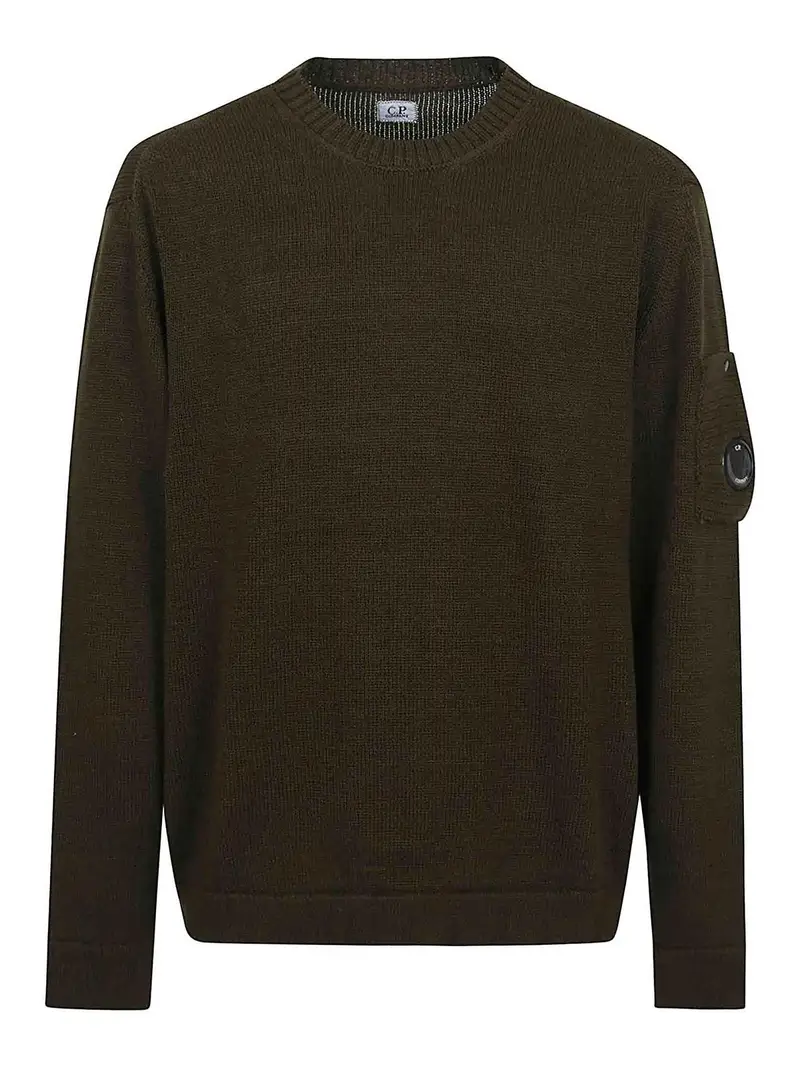 Girocollo in cotone Verde