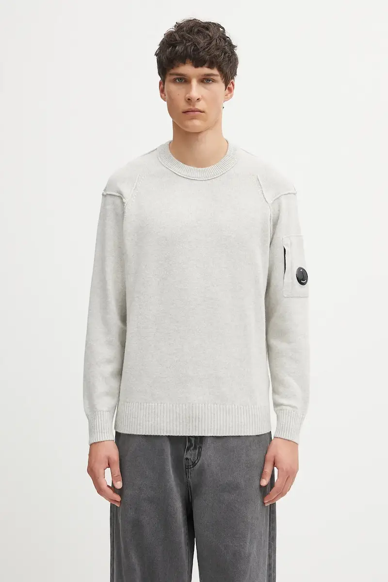 maglione in lana uomo colore beige 19CMKN707A110149A