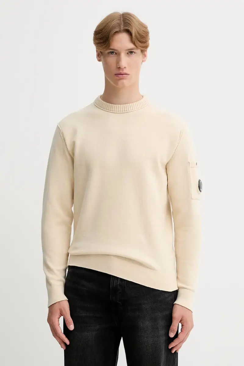 maglione uomo colore beige 19CMKN238A110432A