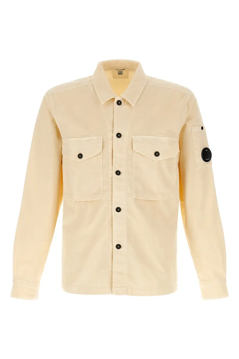 Overshirt Velluto Coste Beige