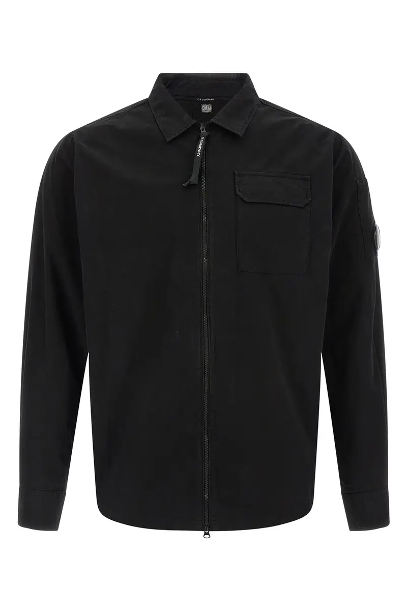 Overshirt Zip Nero