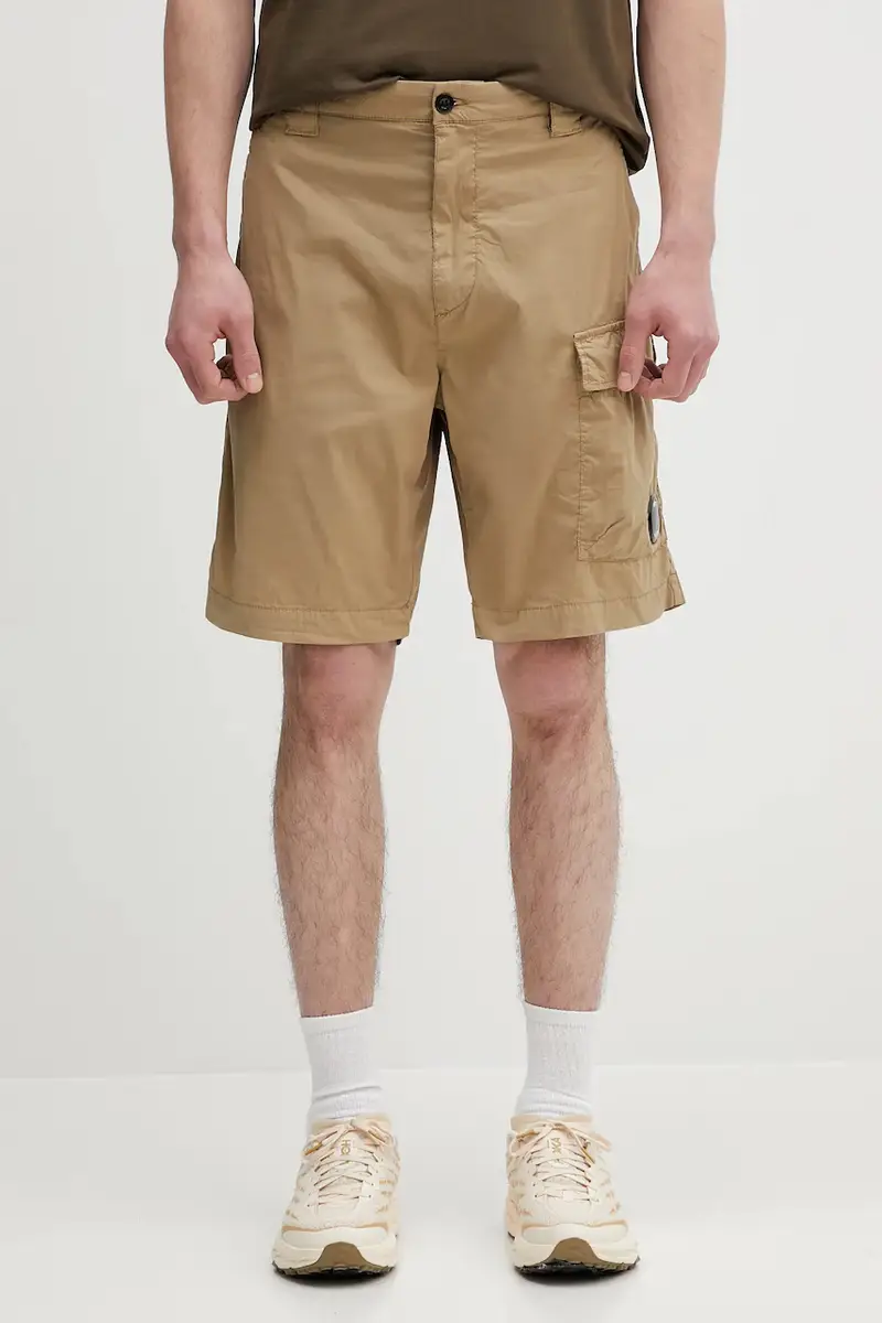 pantaloncini colore verde 18CMBE111A006439G Beige