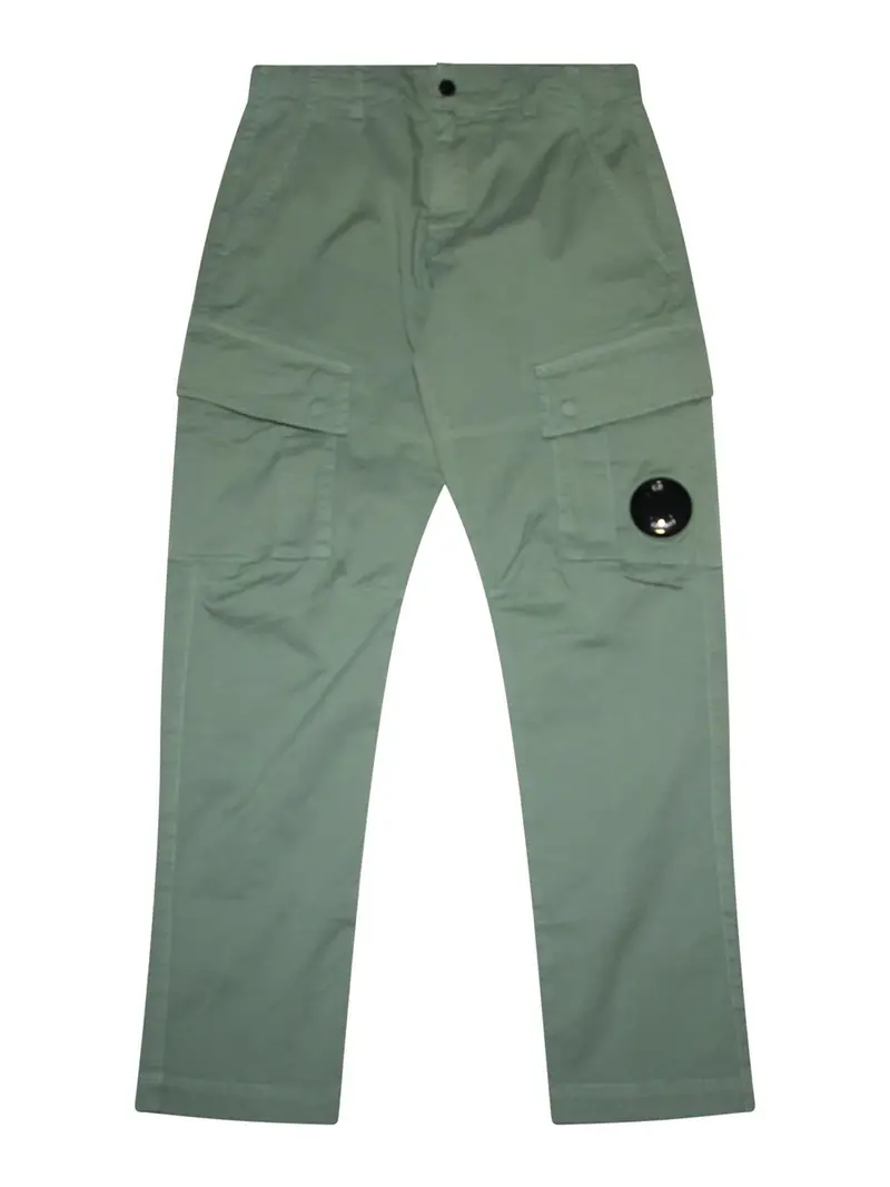 Pantaloni di cotone verde