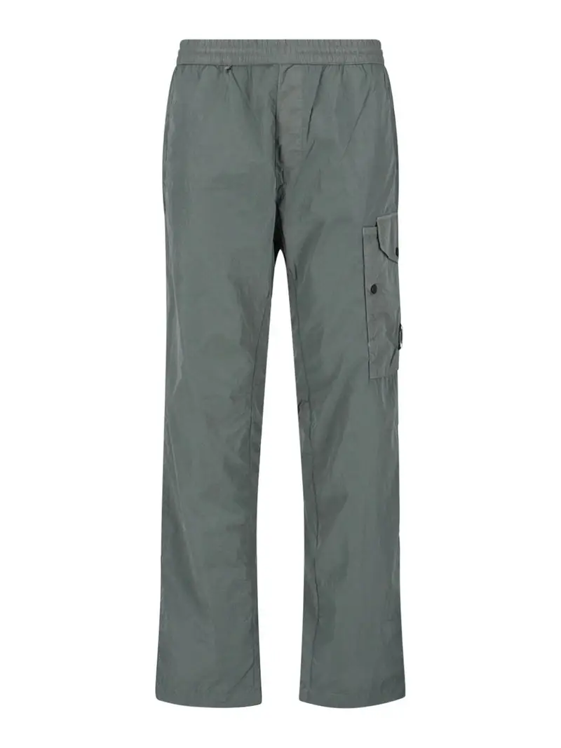 Pantaloni Dritti Grigio