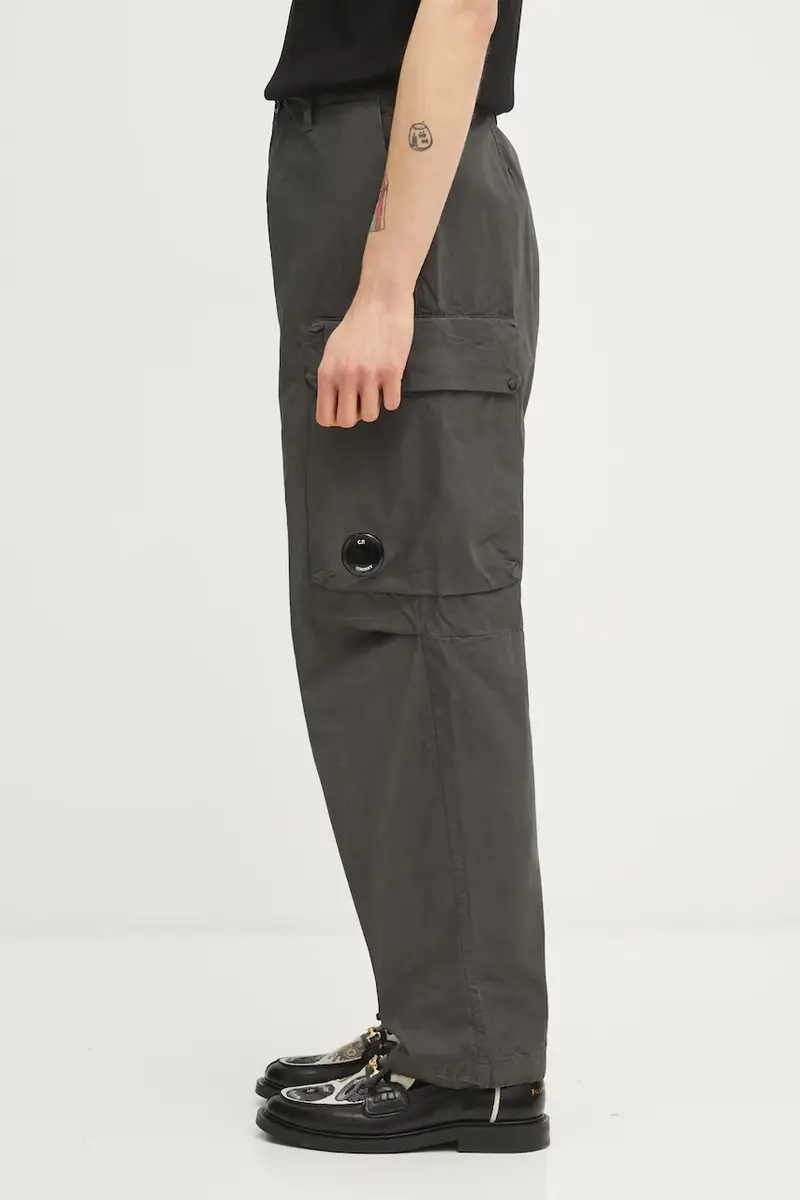 C.p. Company Pantaloni in Cotone Grigio miniatura 2