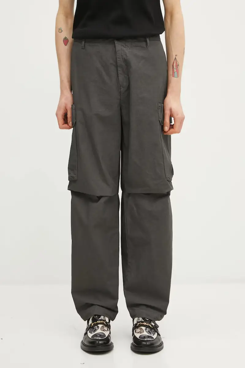 C.p. Company Pantaloni in Cotone Grigio