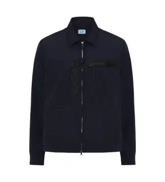 per uomo 18CMOS092A005904G Giacca tascabile blu navy (M), Casual, Poliamide