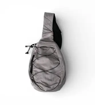per uomo 20CMAC735A005269G Borsa a tracolla in nylon grigio B (OSFA), Casual, Poliamide