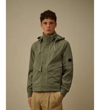 per uomo 20CMOW001A005968A Giacca verde Shell-R Lens (L), Casual, Poliamide