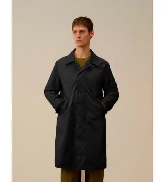 per uomo 20CMOW069A110305G Parka a coda di pesce in twill nero (L), Casual, Poliamide