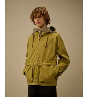 per uomo 20CMOW110A110543D Fili Wax Explorer Jacket 50 verde giallastro (L), Casual, Cotone