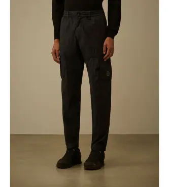 per uomo 20CMPA255A006439G Pantaloni cargo neri Fili (46), Nero, Casual, Cotone