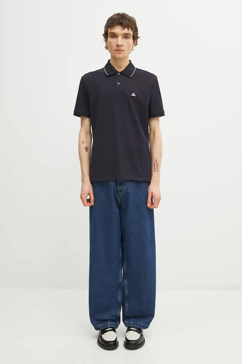 C.P. Company Polo Blu 3976613 miniatura 5