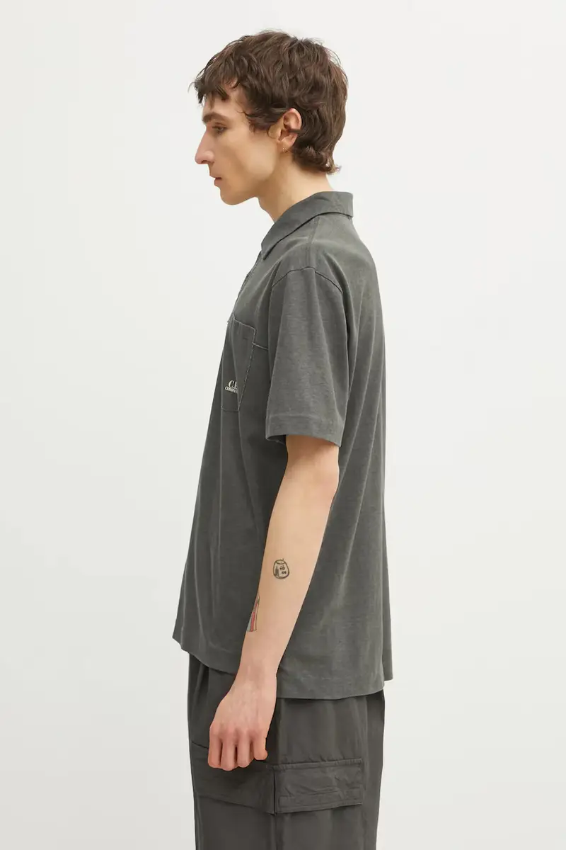 C.P. Company Polo Grigio 3976618 miniatura 2