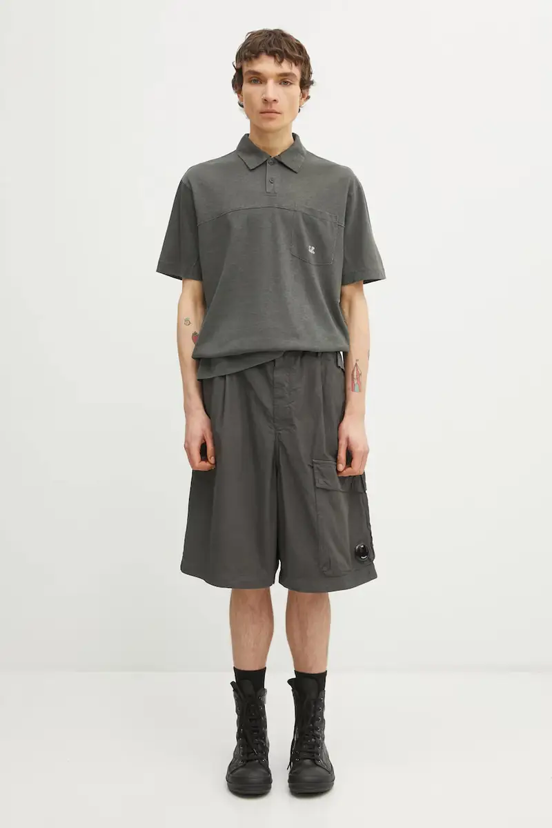 C.P. Company Polo Grigio 3976618 miniatura 5