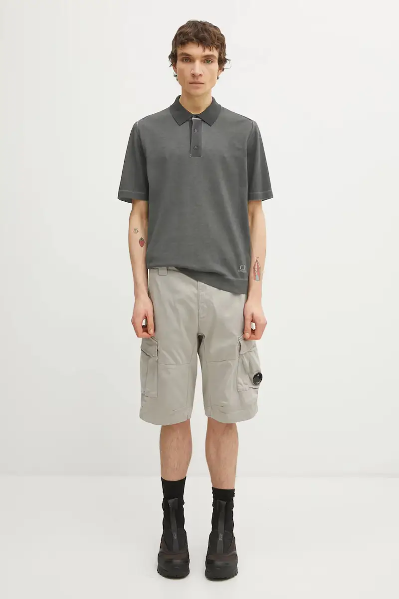 C.P. Company Polo Grigio 4076005 miniatura 5