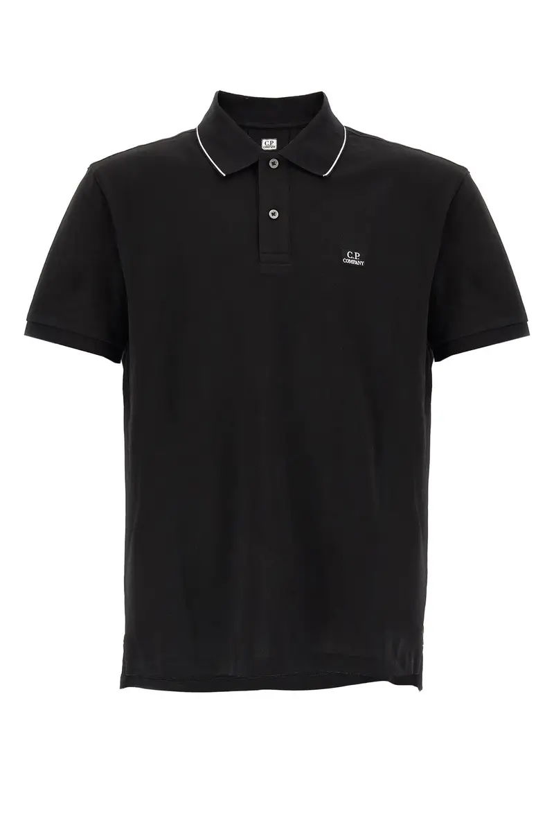 Polo Patch Logo Nero