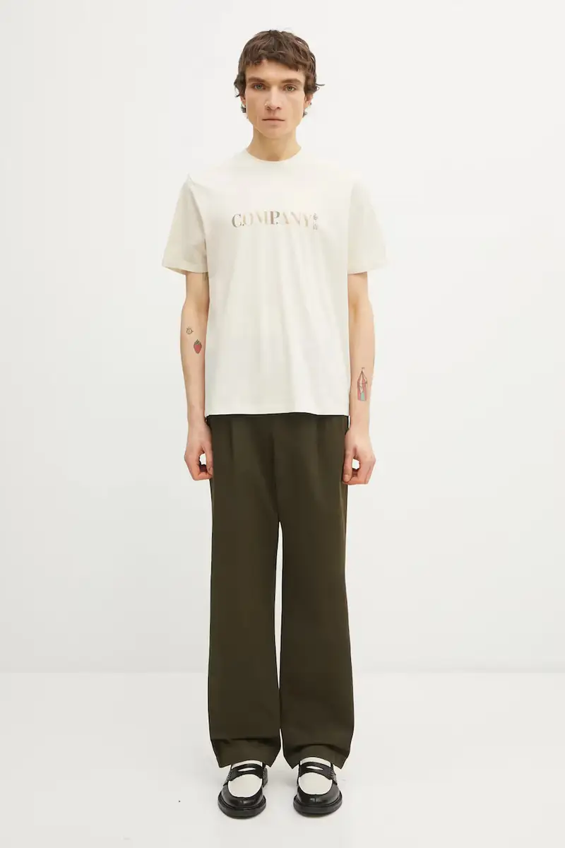 C.P. Company T-shirt Beige 3976594 miniatura 5